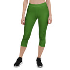 Kenya Green Capri Leggings - Conscious Apparel Store