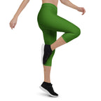 Kenya Green Capri Leggings - Conscious Apparel Store