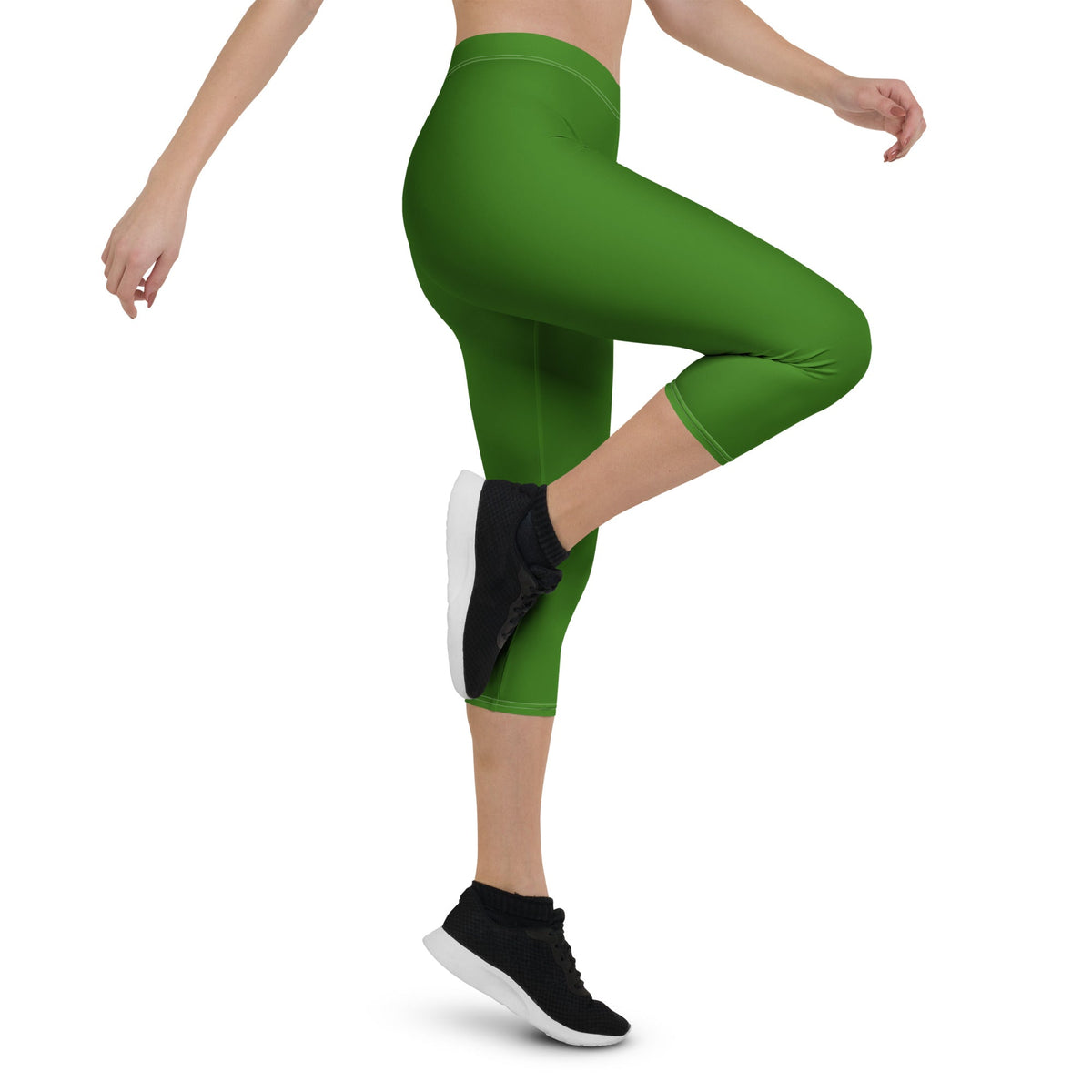 Kenya Green Capri Leggings - Conscious Apparel Store