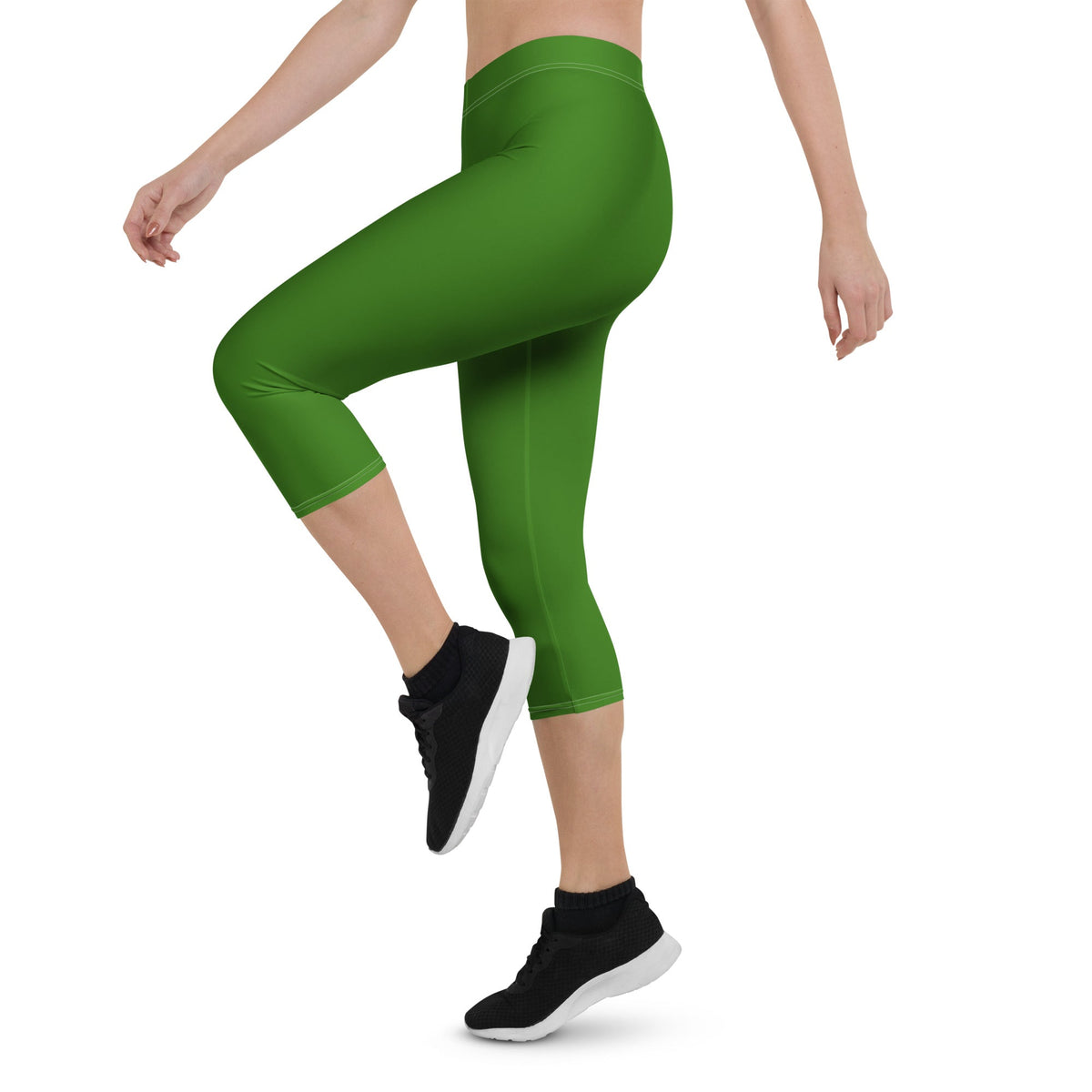 Kenya Green Capri Leggings - Conscious Apparel Store