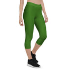Kenya Green Capri Leggings - Conscious Apparel Store
