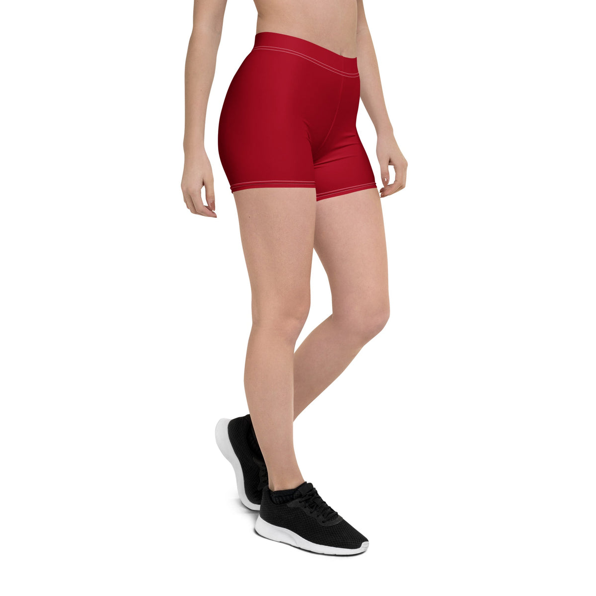 Kenya Red Leggings Shorts - Conscious Apparel Store