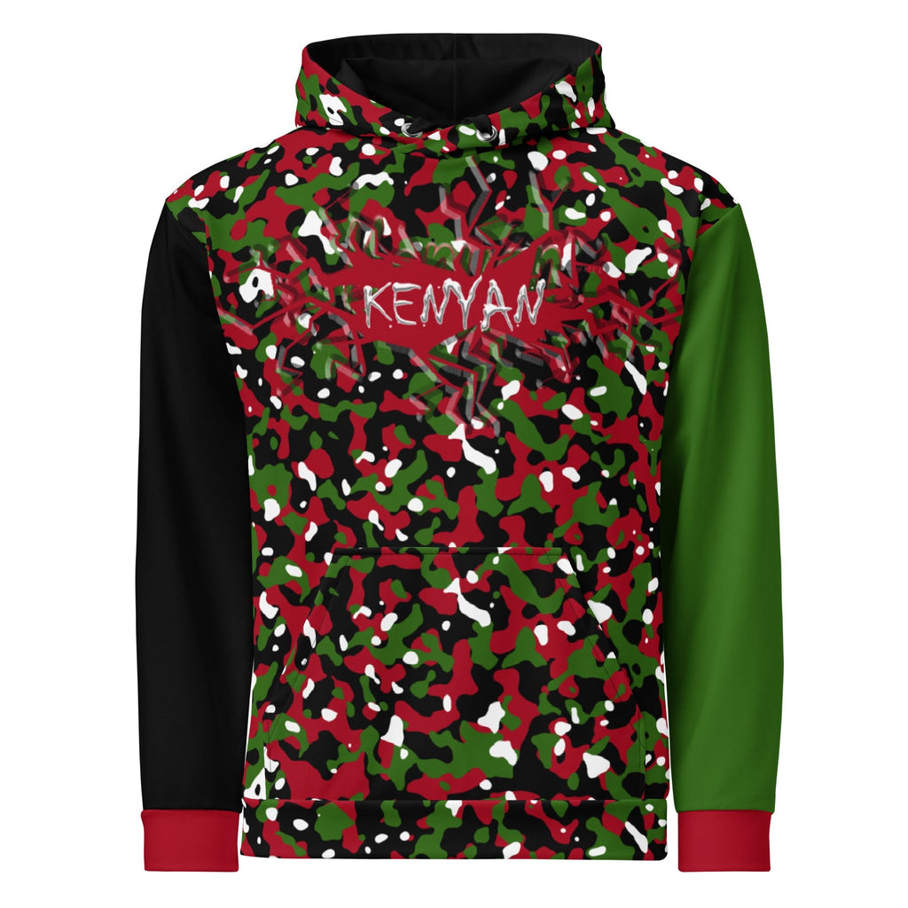Kenyan Girl Camo Unisex Pullover Hoodie - Conscious Apparel Store