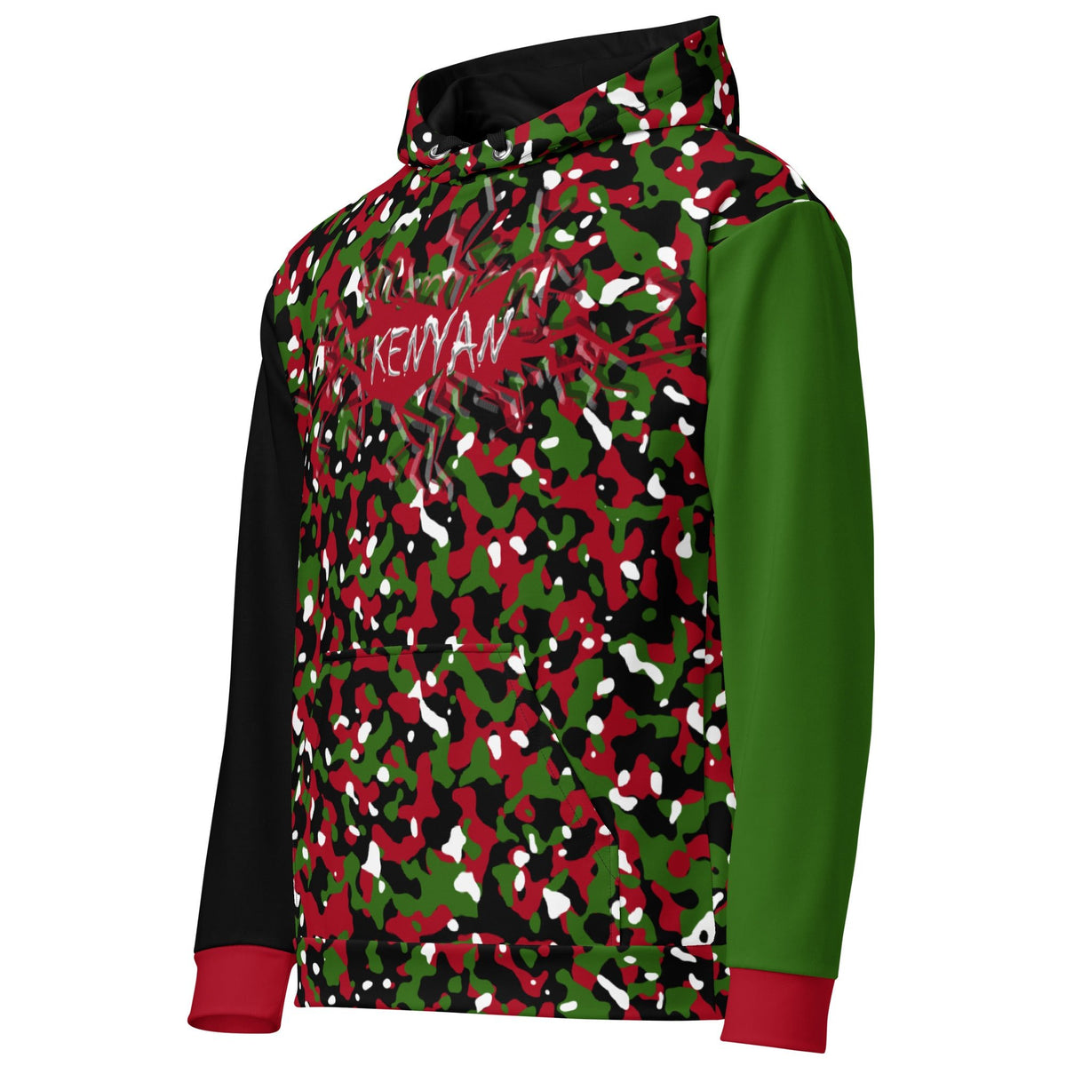 Kenyan Girl Camo Unisex Pullover Hoodie - Conscious Apparel Store
