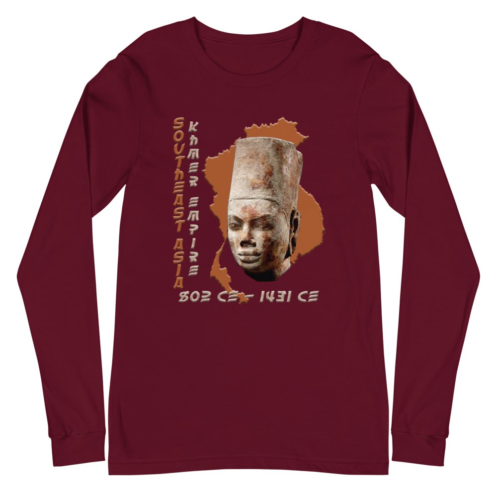Khmer Empire Unisex Long Sleeve T-Shirt - Conscious Apparel Store