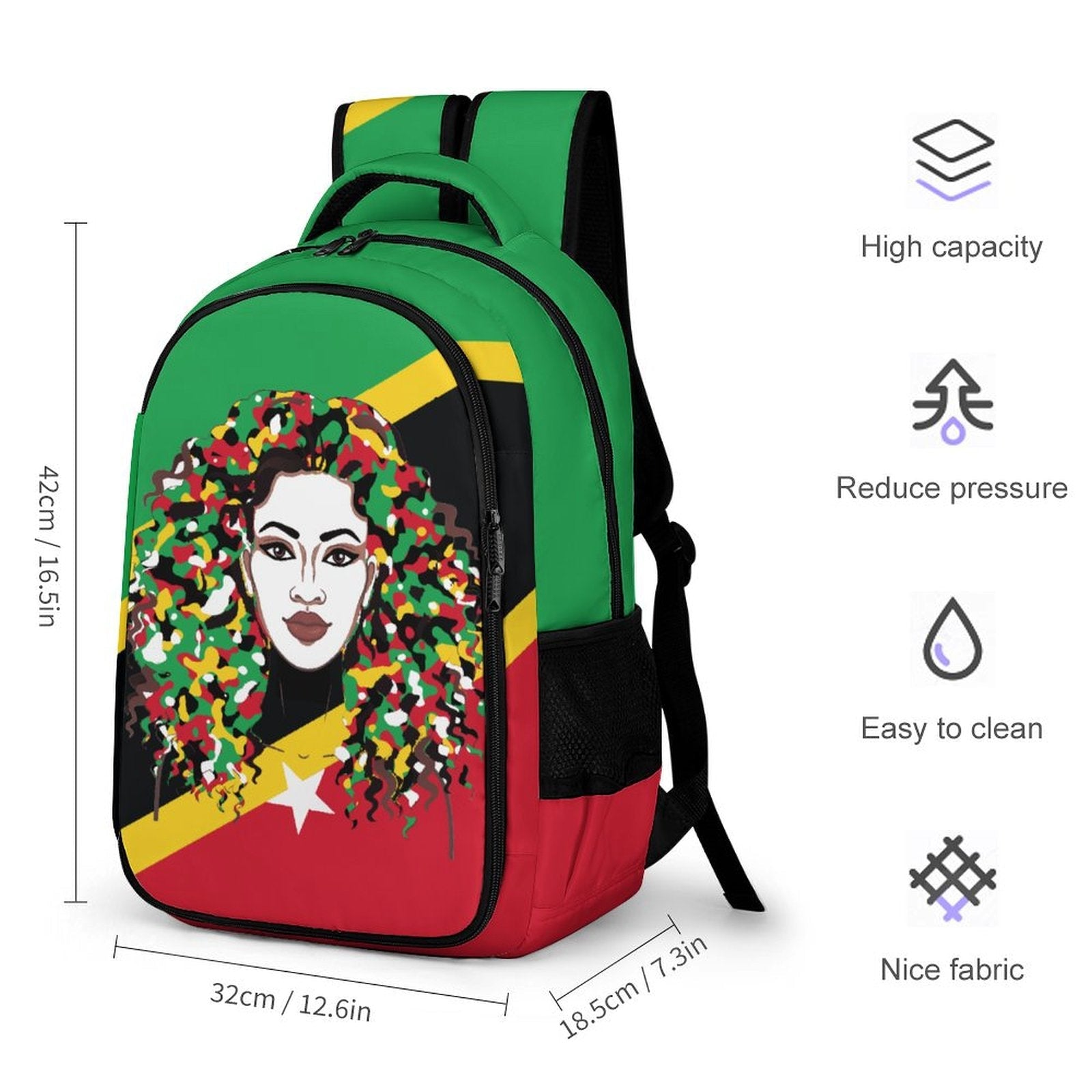 Kittitian Girl Casual Backpack - Conscious Apparel Store