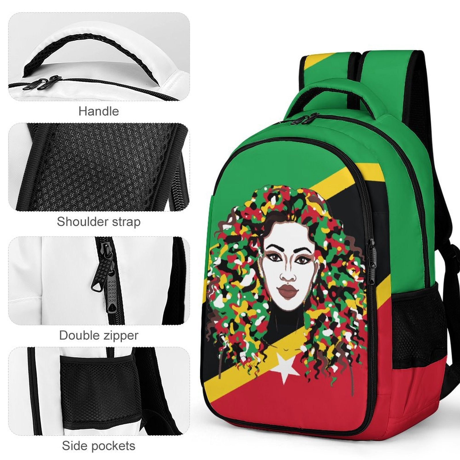 Kittitian Girl Casual Backpack - Conscious Apparel Store