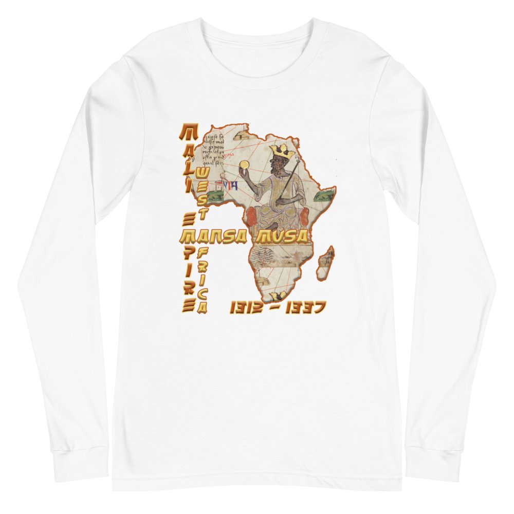 Mansa Musa Unisex Long Sleeve T-Shirt - Conscious Apparel Store