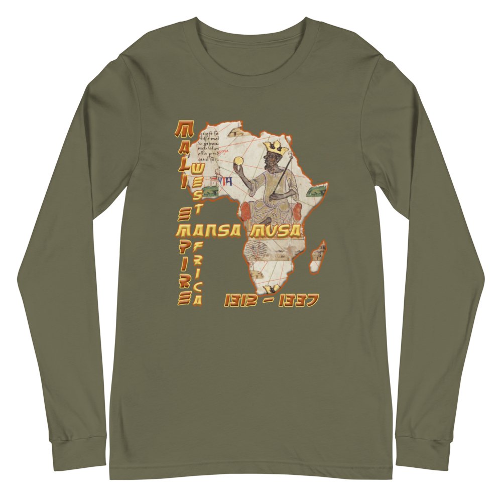 Mansa Musa Unisex Long Sleeve T-Shirt - Conscious Apparel Store