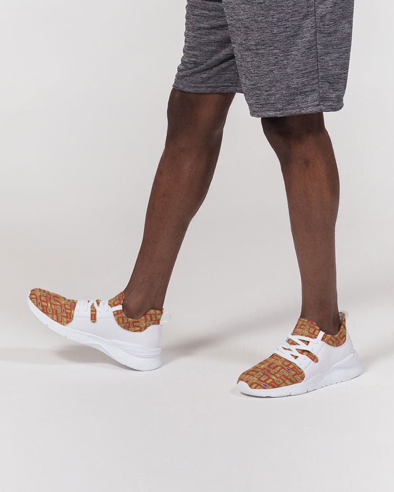 Men's Nubia (Red-Rust) Two-Tone Sneaker (6 Colors Available) - Conscious Apparel Store