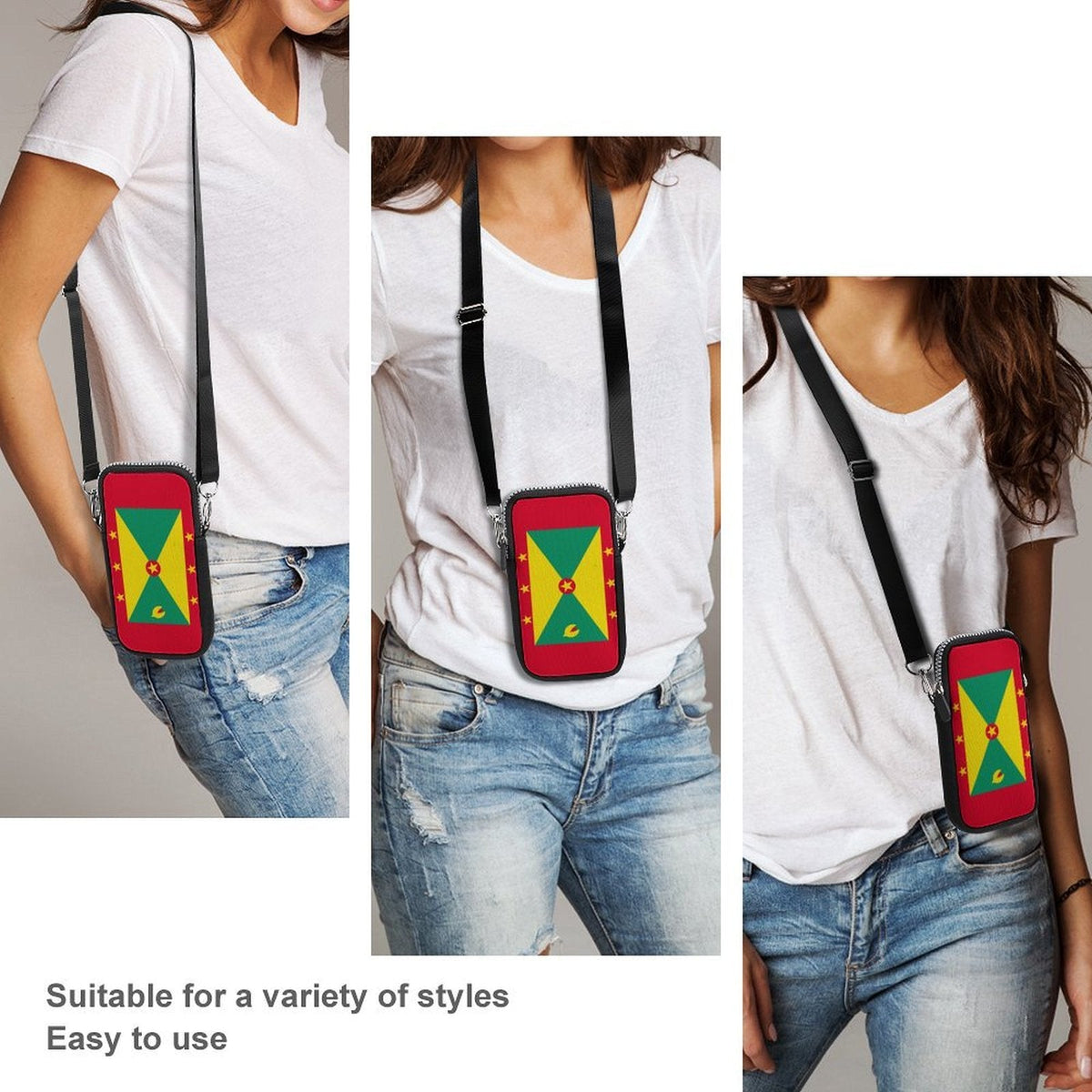 Mobile Phone PurseGrenada Flag - Conscious Apparel Store
