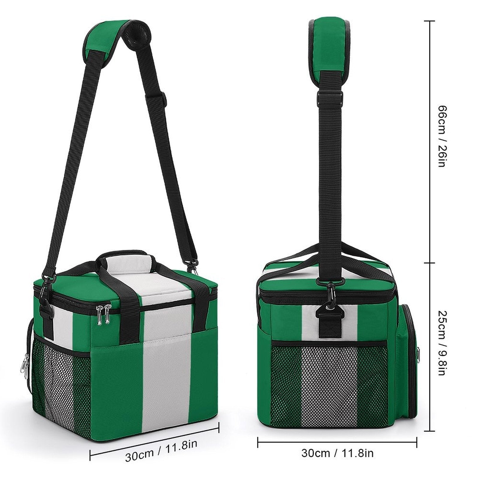Nigeria Flag Insulated Cooler Bag - Conscious Apparel Store