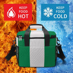 Nigeria Flag Insulated Cooler Bag - Conscious Apparel Store