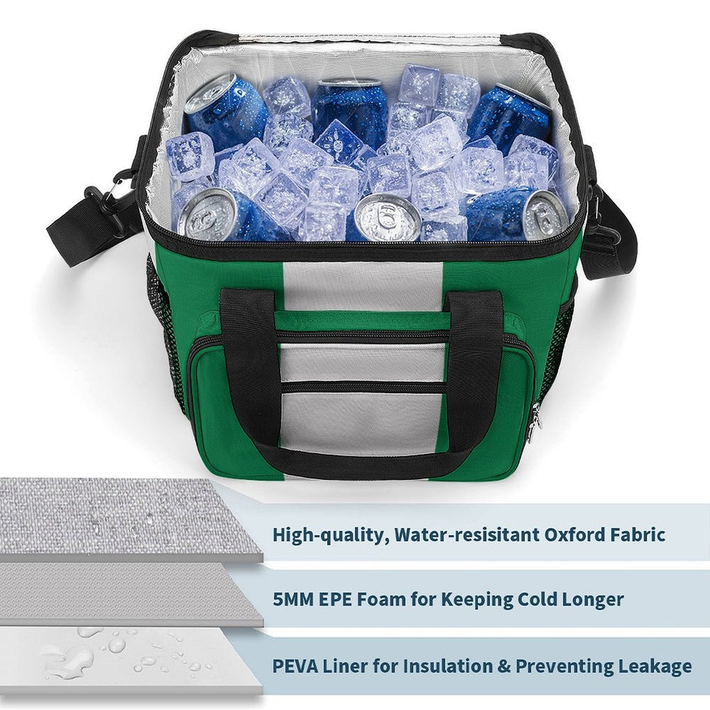 Nigeria Flag Insulated Cooler Bag - Conscious Apparel Store