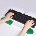 Nigeria Flag Keyboard Wrist Rest Pad - Conscious Apparel Store