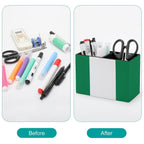 Nigeria Flag Leather Pen Holder - Conscious Apparel Store