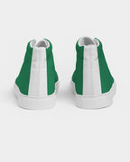 Nigeria Flag Men's Hightop Canvas Shoe - Conscious Apparel Store