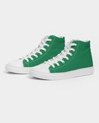 Nigeria Flag Men's Hightop Canvas Shoe - Conscious Apparel Store