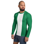 Nigeria Flag Men's Rash Guard - Conscious Apparel Store