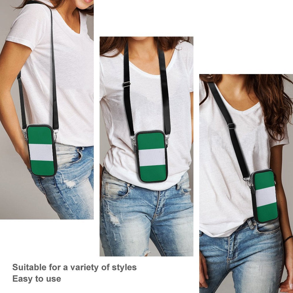 Nigeria Flag Mobile Phone Purse - Conscious Apparel Store