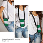 Nigeria Flag Mobile Phone Purse - Conscious Apparel Store