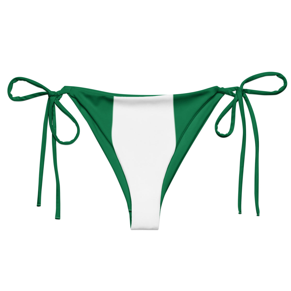 Nigeria Flag String bikini bottom - Conscious Apparel Store