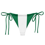 Nigeria Flag String bikini bottom - Conscious Apparel Store