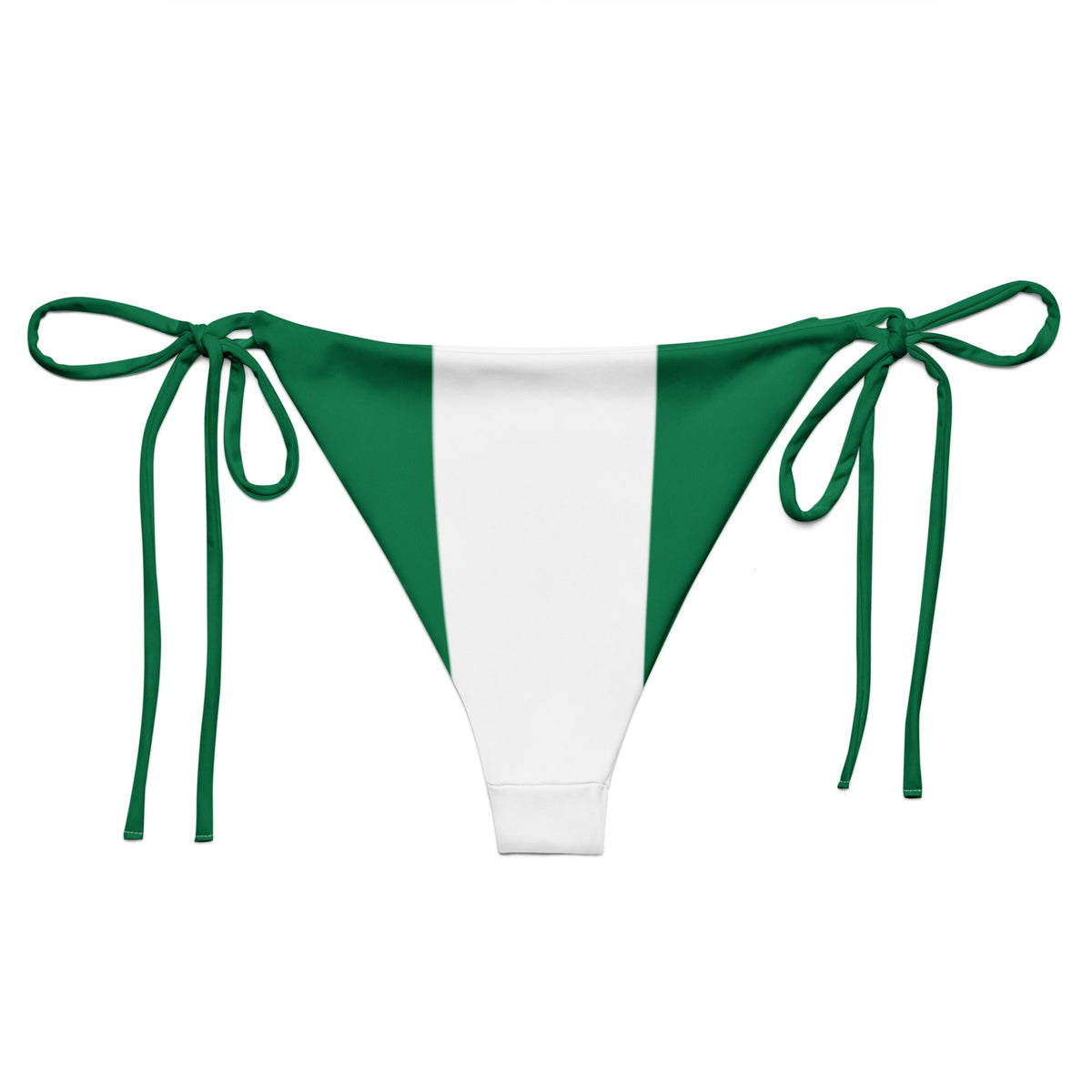 Nigeria Flag String bikini bottom - Conscious Apparel Store