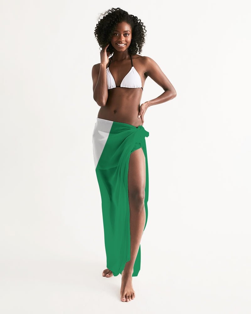 Nigeria Flag Swimsuit Cover Up - Conscious Apparel Store