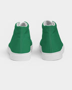 Nigeria Flag Women's Hightop Canvas Shoe - Conscious Apparel Store