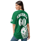 Nigeria Football Themed Button-Down Sport Jersey - Conscious Apparel Store