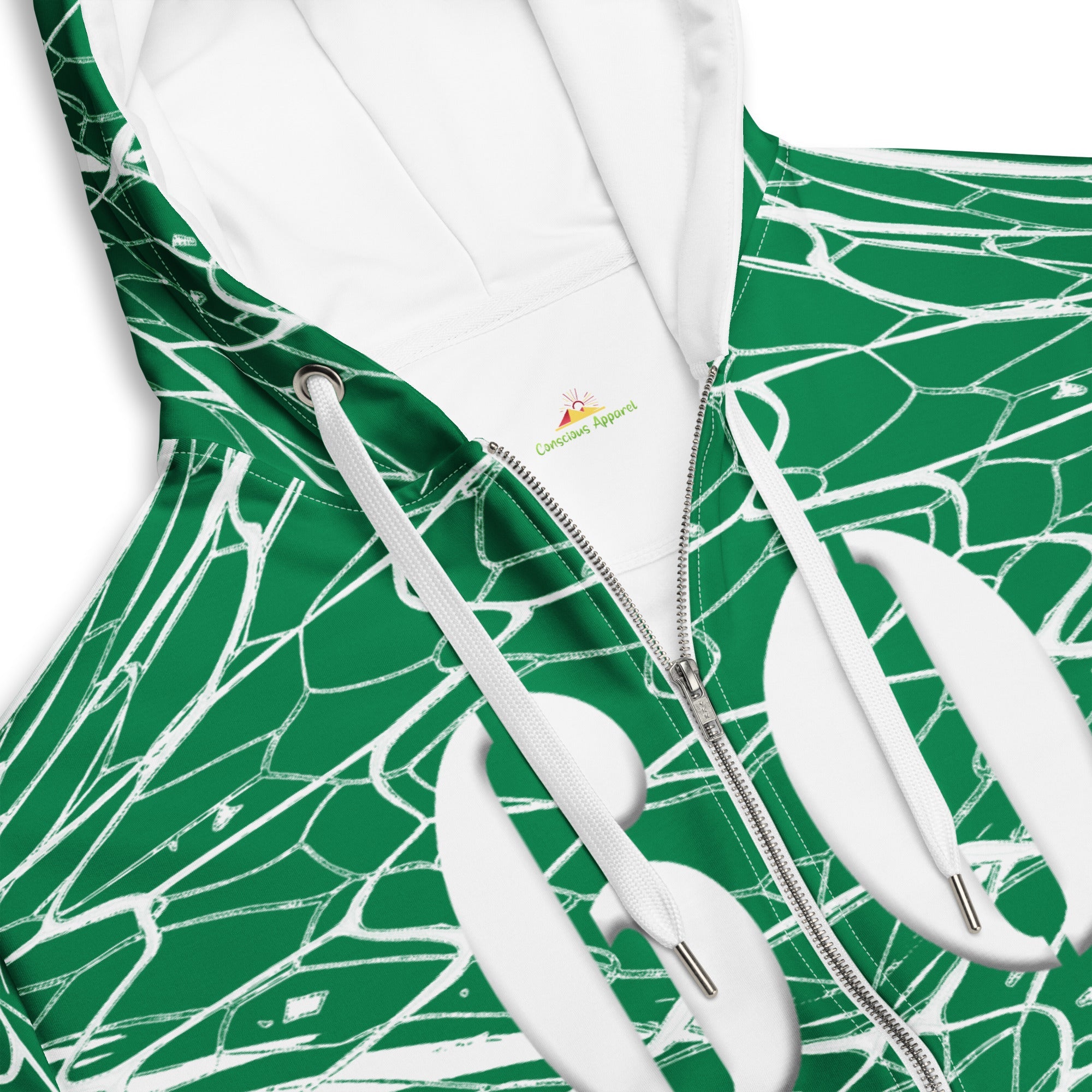 Nigeria Football Unisex zip hoodie - Conscious Apparel Store