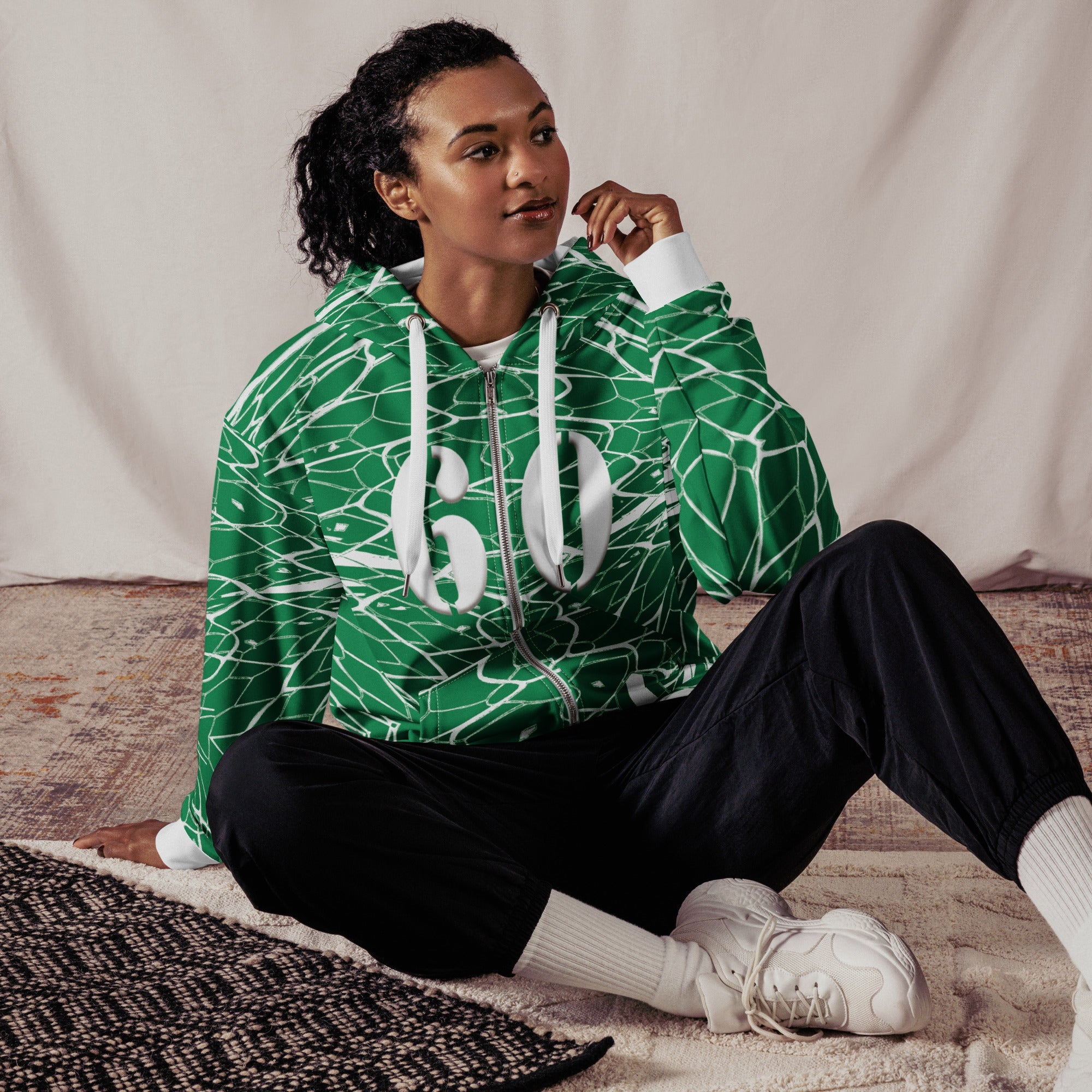 Nigeria Football Unisex zip hoodie - Conscious Apparel Store