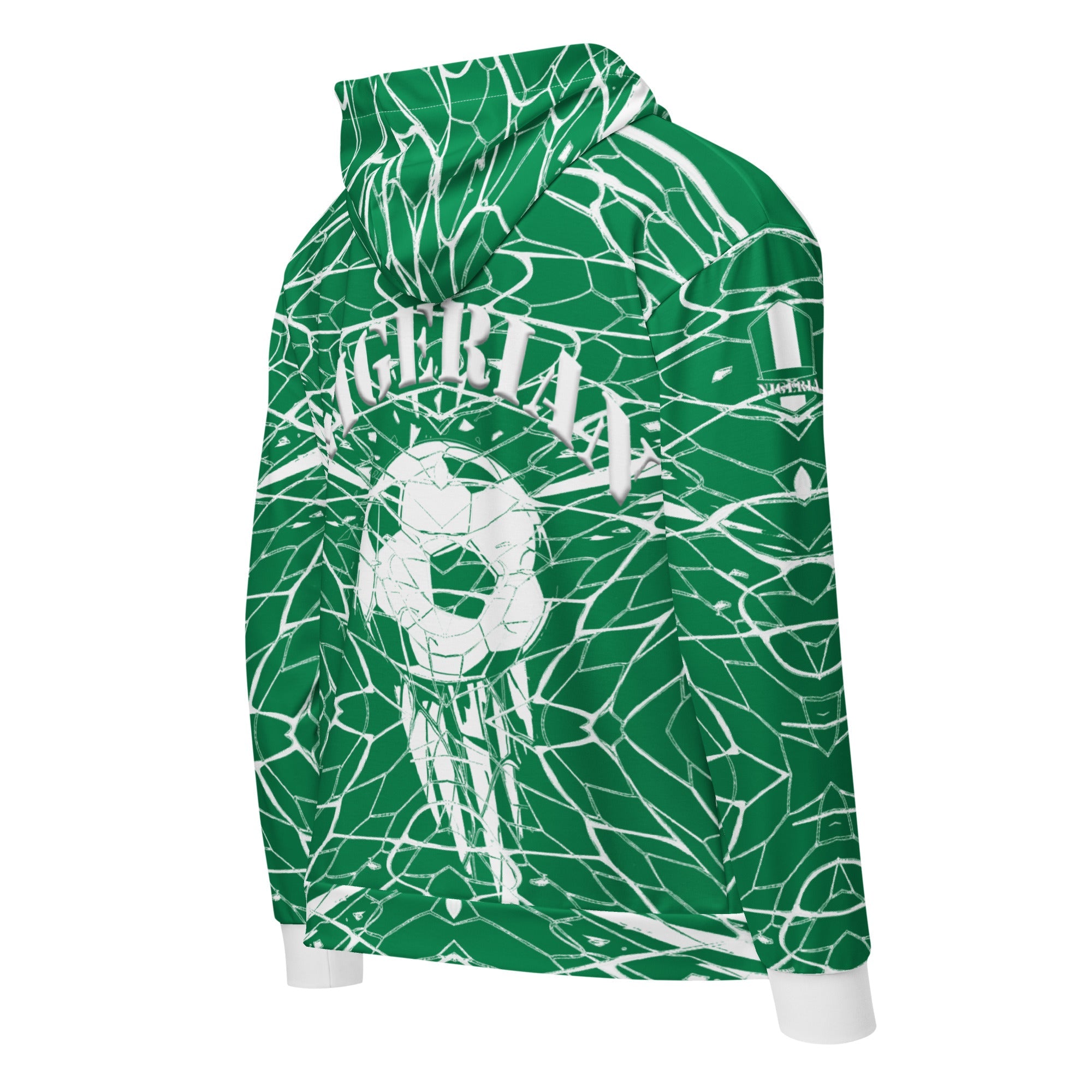 Nigeria Football Unisex zip hoodie - Conscious Apparel Store