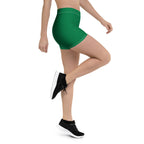 Nigeria Green Leggings Shorts - Conscious Apparel Store