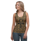 Nubia Ankh Cross (Black) Women's Tank Top (6 Colors Available) - Conscious Apparel Store