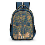 Nubia Ankh Cross (Blue) Casual Backpack (6 Colors Available) - Conscious Apparel Store