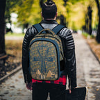 Nubia Ankh Cross (Blue) Casual Backpack (6 Colors Available) - Conscious Apparel Store