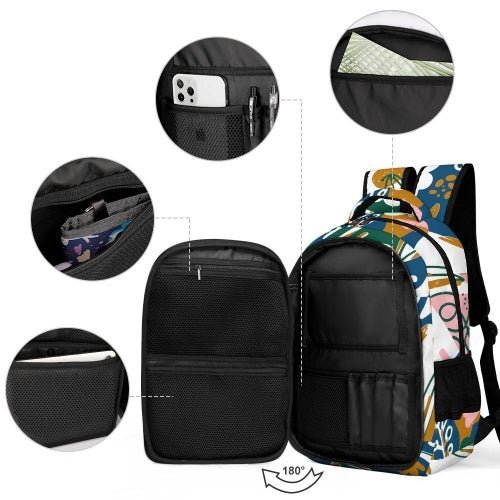Nubia Ankh Cross (Blue) Casual Backpack (6 Colors Available) - Conscious Apparel Store