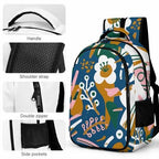 Nubia Ankh Cross (Blue) Casual Backpack (6 Colors Available) - Conscious Apparel Store