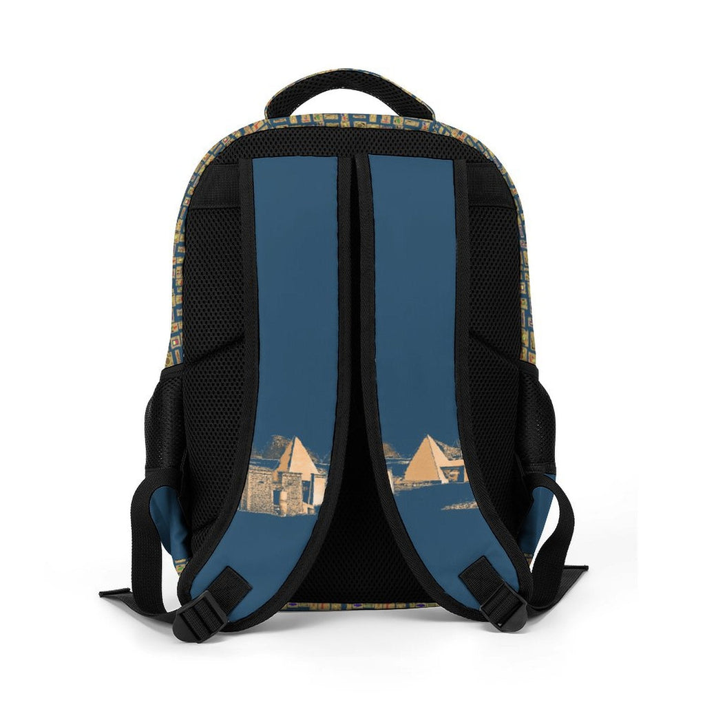 Nubia Ankh Cross (Blue) Casual Backpack (6 Colors Available) - Conscious Apparel Store