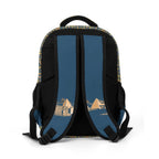 Nubia Ankh Cross (Blue) Casual Backpack (6 Colors Available) - Conscious Apparel Store