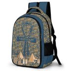 Nubia Ankh Cross (Blue) Casual Backpack (6 Colors Available) - Conscious Apparel Store
