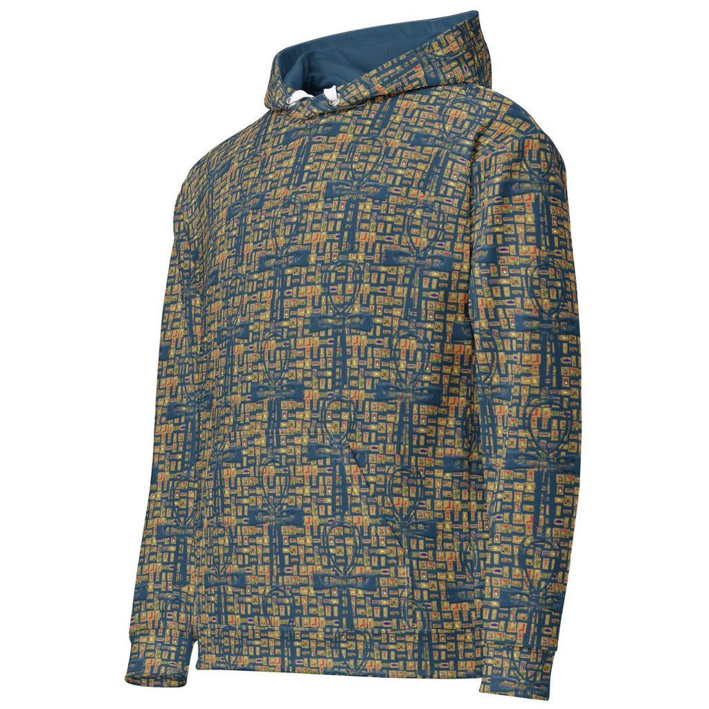 Nubia Ankh Cross (Blue) Unisex Pullover Hoodie (6 Colors Available) - Conscious Apparel Store