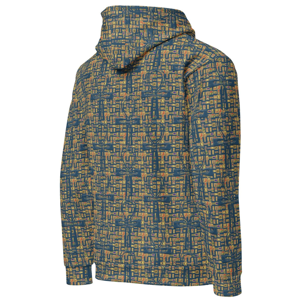 Nubia Ankh Cross (Blue) Unisex Pullover Hoodie (6 Colors Available) - Conscious Apparel Store