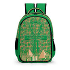 Nubia Ankh Cross (Green) Casual Backpack (6 Colors Available) - Conscious Apparel Store