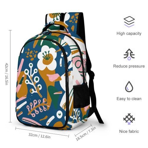 Nubia Ankh Cross (Green) Casual Backpack (6 Colors Available) - Conscious Apparel Store