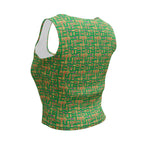 Nubia Ankh Cross (Green) Crop Top (6 Colors Available) - Conscious Apparel Store