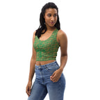Nubia Ankh Cross (Green) Crop Top (6 Colors Available) - Conscious Apparel Store