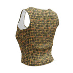 Nubia Ankh Cross (Olive) Crop Top (6 Colors Available) - Conscious Apparel Store